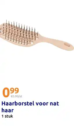 Action Haarborstel voor nat haar aanbieding