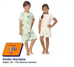 Action Kinder shortama aanbieding
