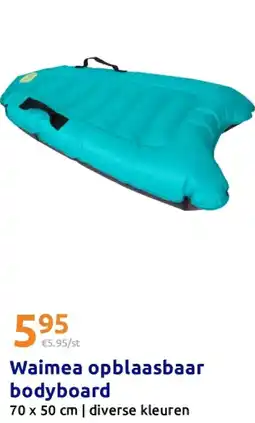 Action Waimea opblaasbaаr bodyboard aanbieding