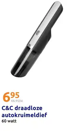 Action C&C draadloze autokruimeldief aanbieding