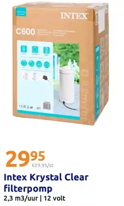 Action Intex Krystal Cleaг filterpomp aanbieding