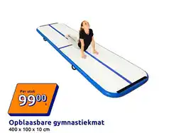 Action Opblaasbare gymnastiekmat aanbieding