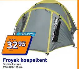 Action Froyak koepeltent aanbieding