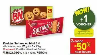 Fruitbiscuit naturel sultana