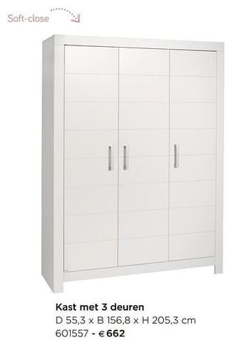 Kast met 3 deuren