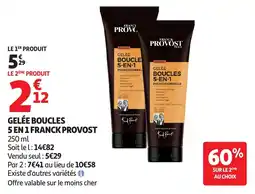 Auchan Gelée boucles 5 en 1 franck provost aanbieding