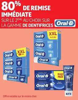 Auchan De dentifrices Oral-B aanbieding