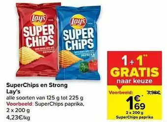 Carrefour Superchips paprika aanbieding