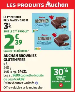 Auchan Auchan brownies gluten free aanbieding