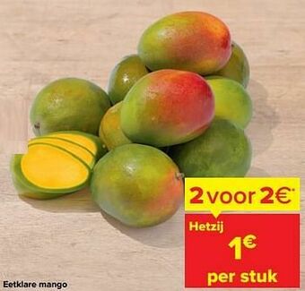 Carrefour Eetklare mango aanbieding