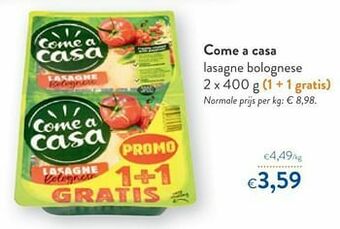 OKay Come a casa lasagne bolognese aanbieding