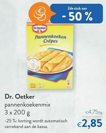 OKay Dr. oetker pannenkoekenmix aanbieding