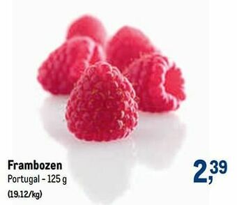 Makro Frambozen aanbieding