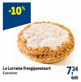 Makro La lorraine frangipanetaart aanbieding