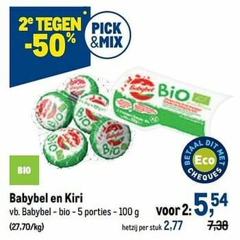 Babybel - bio - 5 porties
