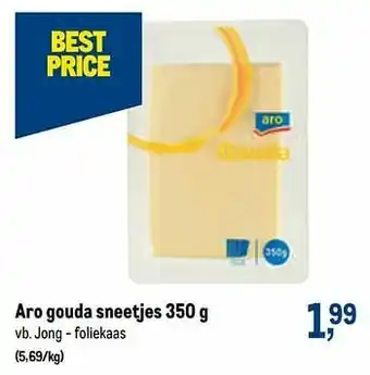 Makro Aro gouda sneetjes jong - foliekaas aanbieding