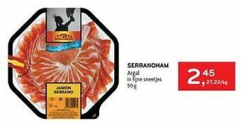 Alvo Serranoham argal aanbieding