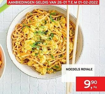 Alvo Noedels royale aanbieding