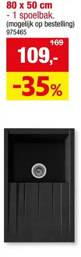Hubo Spoeltafels Noa aanbieding