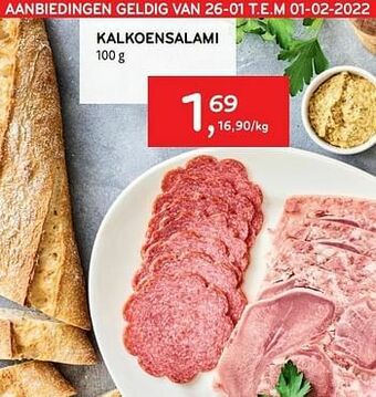 Alvo Kalkoensalami aanbieding