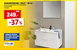 Hubo BADKAMERMEUBEL “BOLO” - 80 cm aanbieding