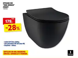 Hubo OPHANG WC “RIM-MONZA” ZWART aanbieding