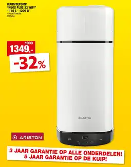 Hubo WARMTEPOMP “NUOS PLUS S2 WIFI” - - 1200 W aanbieding