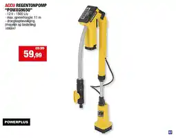 Hubo ACCU REGENTONPOMP “POWXG9650” aanbieding
