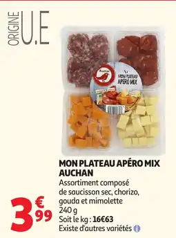 Auchan Mon plateau apéro mix auchan aanbieding