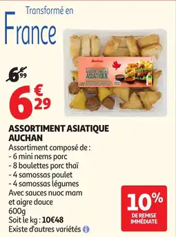 Auchan Assortiment asiatique auchan aanbieding