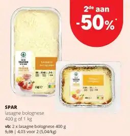 Spar Express Spar Lasagne Bolognese aanbieding