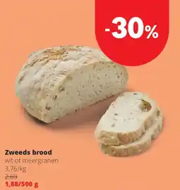 Spar Express Zweeds Brood aanbieding