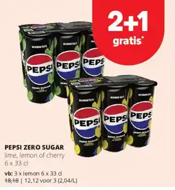 Spar Express Pepsi Zero Sugar aanbieding