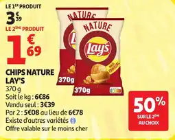 Auchan Chips nature lay's aanbieding