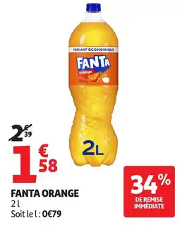Auchan Fanta orange aanbieding