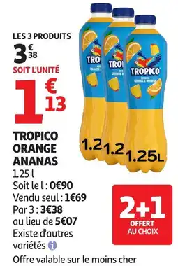 Auchan Tropico orange ananas aanbieding