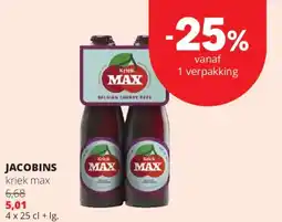 Spar Express Jacobins kriek max aanbieding