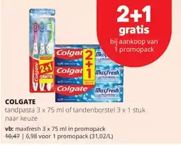 Spar Express Colgate aanbieding