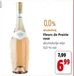 Colruyt Fleurs de Prairie rosé aanbieding