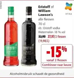 Colruyt Eristoff of william lawson's aanbieding