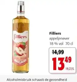 Colruyt Filliers appeljenever aanbieding