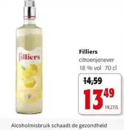 Colruyt Filliers citroenjenever aanbieding