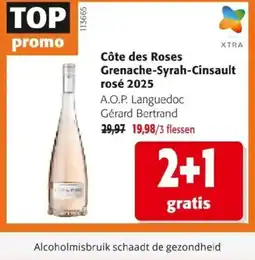 Colruyt Côte des roses grenache syrah cinsault rosé 2025 aanbieding