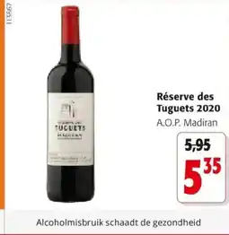 Colruyt Réserve des Tuguets 2020 aanbieding
