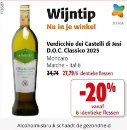 Colruyt Verdicchio dei Castelli di Jesi D.O.C. Classico 2025 aanbieding