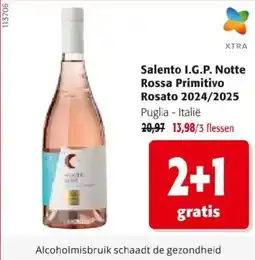 Colruyt Salento I.G.P. Notte Rossa Primitivo Rosato 2024/2025 aanbieding