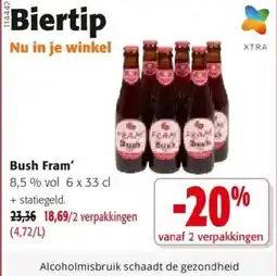 Colruyt Bush Fram aanbieding