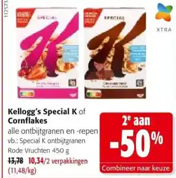 Colruyt Kellogg's Special K of Cornflakes aanbieding