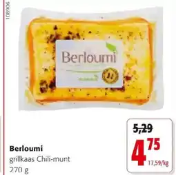 Colruyt Berloumi grillkaas Chili munt aanbieding