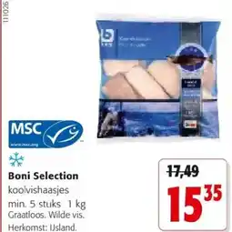 Colruyt Boni Selection koolvishaasjes aanbieding